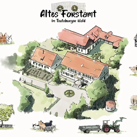 Altes Forstamt Im Teutoburger Wald-fewo Hofgarten Apartment
